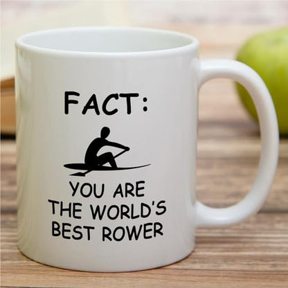 Funny for Rower Rowing Enthusiasts Sarcastic | Ceramic Coffee Mug | 11 OZ
