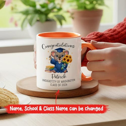 Congratulations Graduate Gifts For Student | Customised Coffee Mug | 11 OZ
