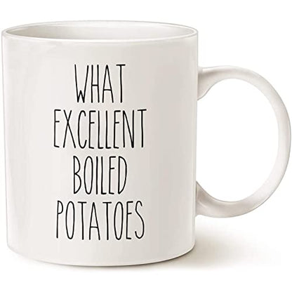 What Excellent Boiled Potatoes Book Lover Gift | Ceramic Coffee Mug | 11 OZ