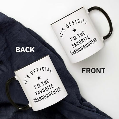 Granddaughter Gifts from Grandma Grandpa Funny | Ceramic Coffee Mug | 11 OZ