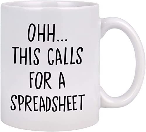 Funny for Office Excel Accountant Gifts This | Ceramic Coffee Mug | 11 OZ