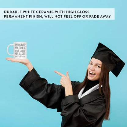 Graduation Gift She Believed Could So Studied | Ceramic Coffee Mug | 11 OZ