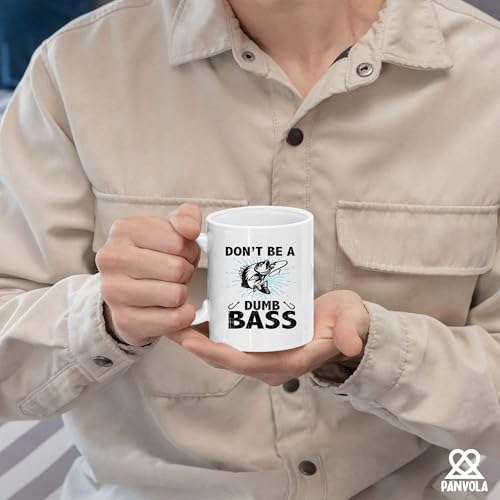 Don t Be A Dumb Bass Fishing Gifts For Men | Ceramic Coffee Mug | 11 OZ