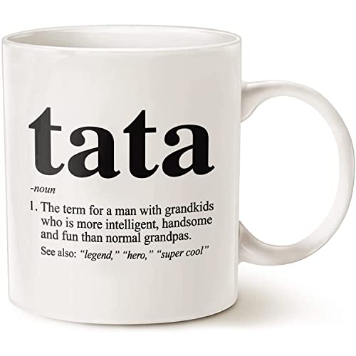 Tata Definition Defined Funny Birthday Gift | Ceramic Coffee Mug | 11 OZ