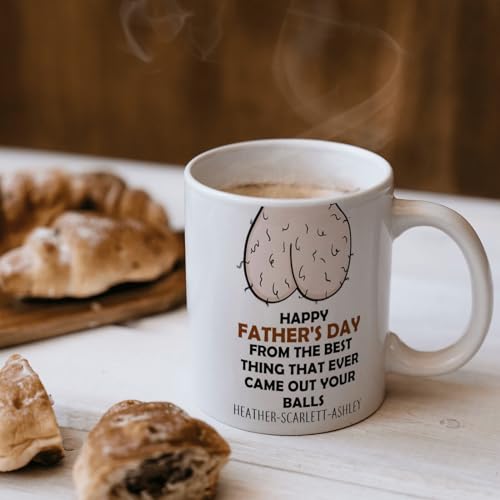 Funny Father s Day Gift for Dad Daddy Papa | Customised Coffee Mug | 11 OZ