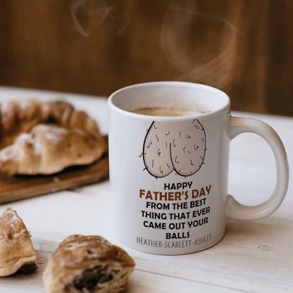 Funny Father s Day Gift for Dad Daddy Papa | Customised Coffee Mug | 11 OZ