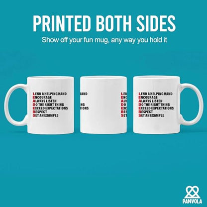 Leaders Acronym Leader Gifts For Women Men | Ceramic Coffee Mug | 11 OZ