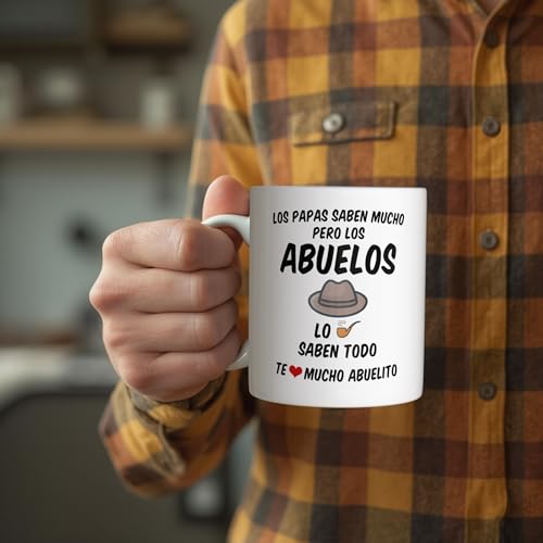 Regalos para el Mejor Abuelo del Mundo | Ceramic Coffee Mug | 11 OZ
