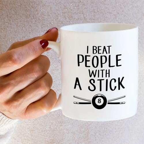 Funny Pool Player or Humorous Gift for | Ceramic Coffee Mug | 11 OZ