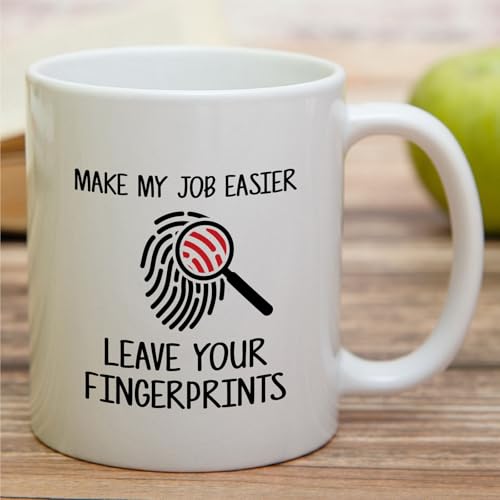 Funny Crime Scene Investigator or Hilarious | Ceramic Coffee Mug | 11 OZ