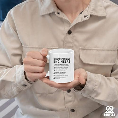 Understanding Engineers Funny Engineer Gifts | Ceramic Coffee Mug | 11 OZ