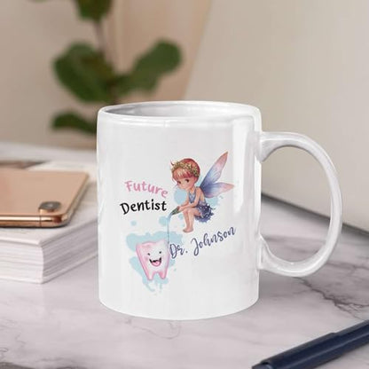 Personalized Future Dentist Customized | Customised Coffee Mug | 11 OZ