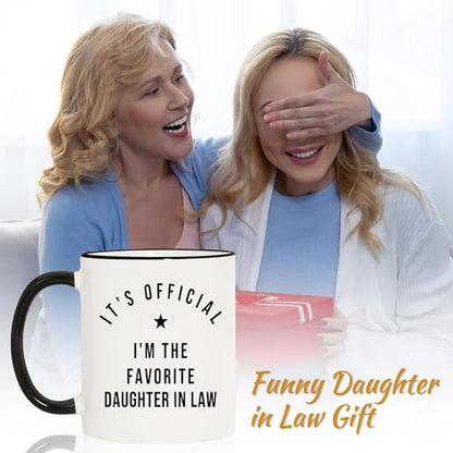 Daughter in Law Mothers Day Gifts Birthday | Ceramic Coffee Mug | 11 OZ