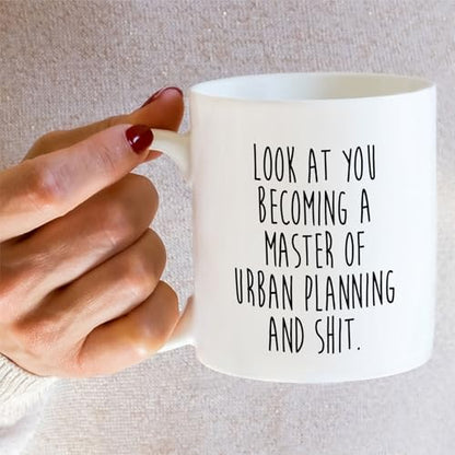 Funny Graduation Master of Urban Planning | Ceramic Coffee Mug | 11 OZ