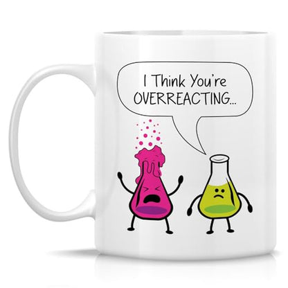 Funny Chemistry Teacher I Think You re | Ceramic Coffee Mug | 11 OZ