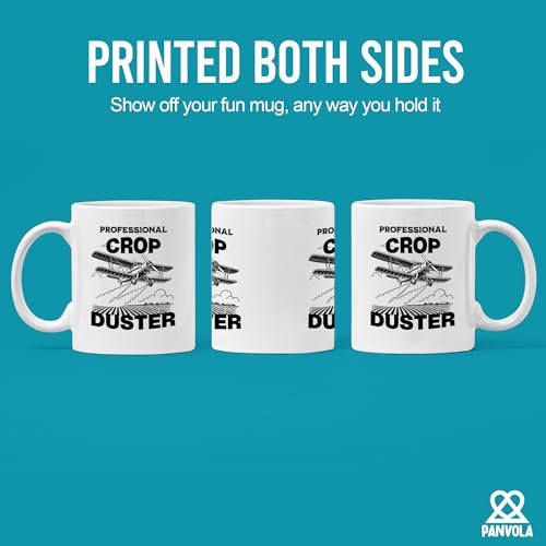 Professional Crop Duster Farmer Gifts Farming | Ceramic Coffee Mug | 11 OZ