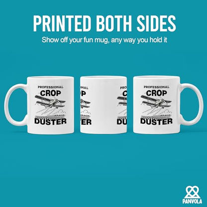 Professional Crop Duster Farmer Gifts Farming | Ceramic Coffee Mug | 11 OZ