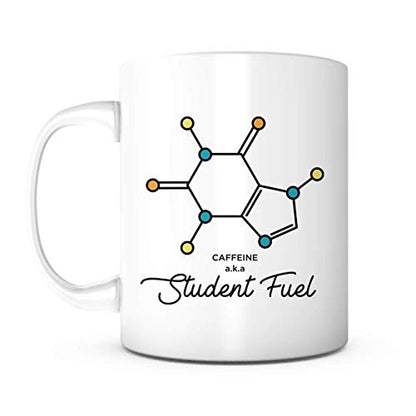 Student Fuel-Student Friend Gift For College | Ceramic Coffee Mug | 11 OZ