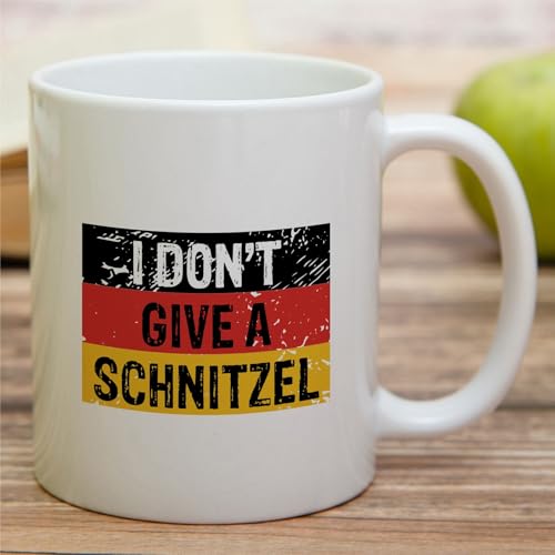 Funny German I Don t Give A Schnitzel or | Ceramic Coffee Mug | 11 OZ