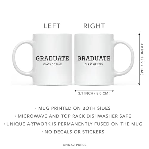Graduation Gift Graduate Class of 2026 1-Pack | Ceramic Coffee Mug | 11 OZ