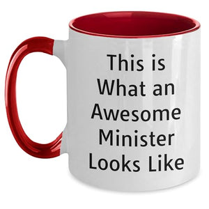 Minister Two Tone Quote This Is What Graduate | Ceramic Coffee Mug | 11 OZ