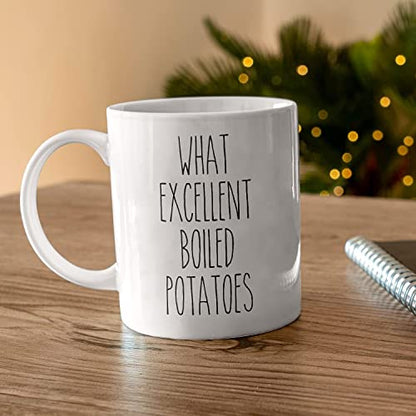 What Excellent Boiled Potatoes Book Lover Gift | Ceramic Coffee Mug | 11 OZ