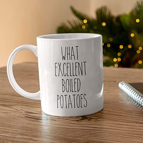 What Excellent Boiled Potatoes Book Lover Gift | Ceramic Coffee Mug | 11 OZ