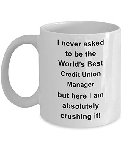 Amorfos Gift For Credit Union Manager Managing | Ceramic Coffee Mug | 11 OZ