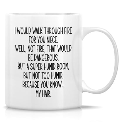 Funny Niece or Humorous Present for From Aunt | Ceramic Coffee Mug | 11 OZ