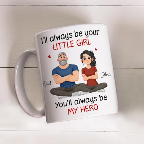 Wrappiness Personalized Daughter From Dad | Customised Coffee Mug | 11 OZ