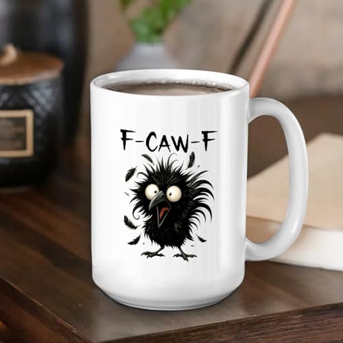 Personalized FCAWF Crow Humor Accent Funny | Customised Coffee Mug | 11 OZ