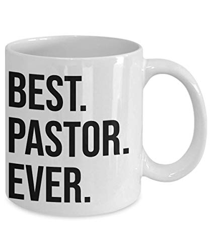 Funny Pastor Gifts Best Reverend Thank You | Ceramic Coffee Mug | 11 OZ