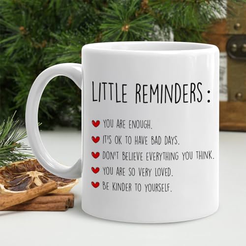 Little Reminders Inspirational Positive | Ceramic Coffee Mug | 11 OZ