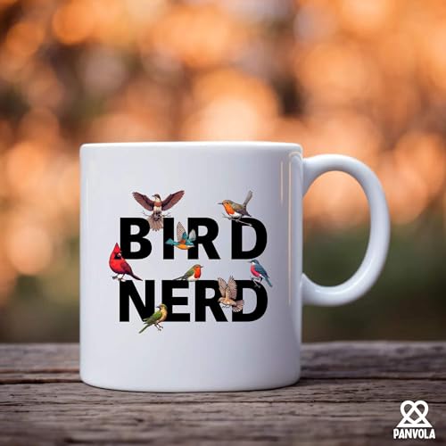Bird Nerd Lover Gifts For Women Men | Ceramic Coffee Mug | 11 OZ