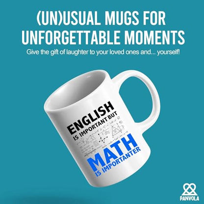 English Is Important But Math Importanter | Ceramic Coffee Mug | 11 OZ