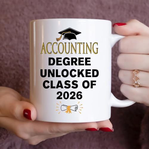 Accounting Degree Unlocked Class of 2026 | Ceramic Coffee Mug | 11 OZ