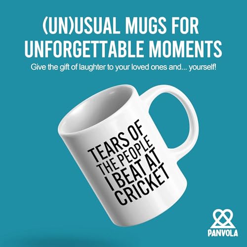 Tears Of The People I Beat At Cricket Funny | Ceramic Coffee Mug | 11 OZ