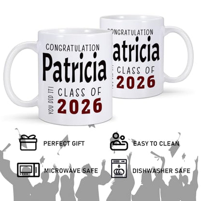 Personalized Graduation Gifts for Her Funny | Customised Coffee Mug | 11 OZ