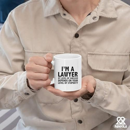 I m A Lawyer My Level Of Sarcasm Gifts Funny | Ceramic Coffee Mug | 11 OZ