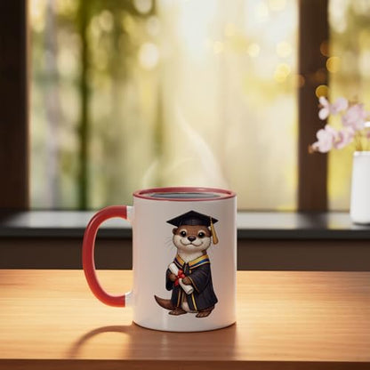 Cute Otter Graduation Funny | Ceramic Coffee Mug | 11 OZ