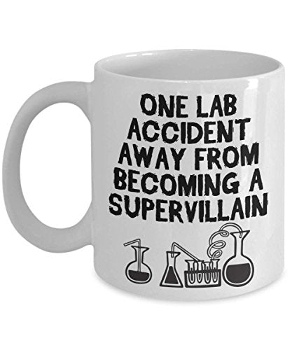 Chemistry One Lab Accident Away Funny Chemist | Ceramic Coffee Mug | 11 OZ