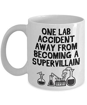 Chemistry One Lab Accident Away Funny Chemist | Ceramic Coffee Mug | 11 OZ