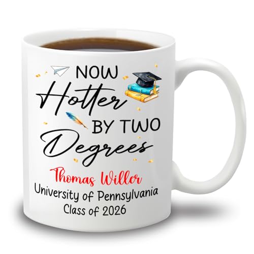 Now Hotter By Two Degree Customized Name | Customised Coffee Mug | 11 OZ
