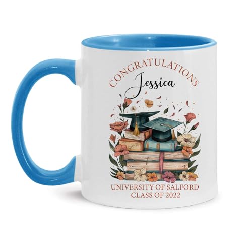 Personalized Name And Year Congratulations | Customised Coffee Mug | 11 OZ