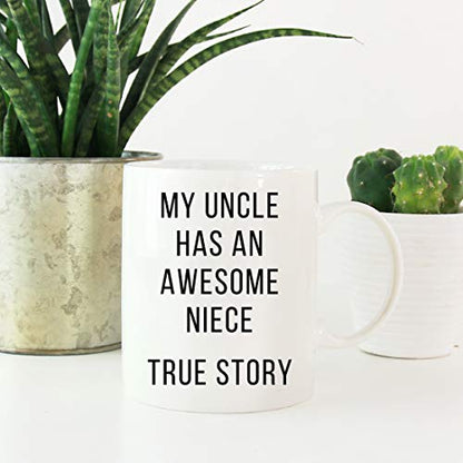 Funny Gag Gift My Niece Has an Awesome Aunt | Ceramic Coffee Mug | 11 OZ