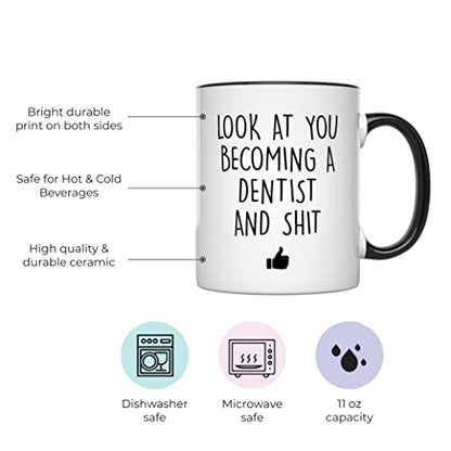 Dental School Student Hygiene Graduation | Ceramic Coffee Mug | 11 OZ