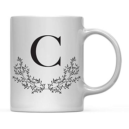 Gift Vintage Boho Leaves Botanical Graduate | Ceramic Coffee Mug | 11 OZ