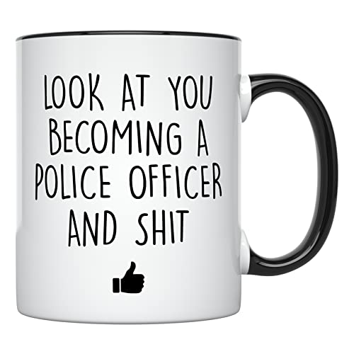 Police Academy Graduation Law Funny | Ceramic Coffee Mug | 11 OZ