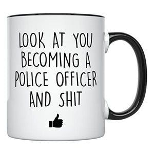 Police Academy Graduation Law Funny | Ceramic Coffee Mug | 11 OZ