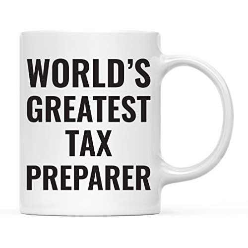 Gift for Men or Women World s Greatest Tax | Ceramic Coffee Mug | 11 OZ